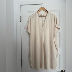 H&M - Cream Dolman Sleeve Dress